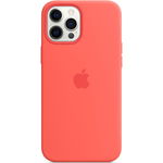 Husa Apple iPhone 12 Pro Max Silicone Case with MagSafe Pink Citrus