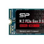 SSD Silicon Power  P34A80 256GB, M.2 PCIe Gen3 x4 NVMe, 3400/3000 MB/s