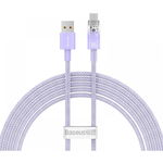 Cablu USB Baseus Cablu de încărcare rapidă Baseus USB la USB-C 6A,2m (violet), Baseus