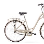 Bicicleta de oras pentru femei Romet Art Deco Classic Bej Sampanie 2022, Romet