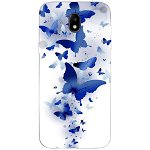 Husa Silicon Soft Upzz Print Samsung Galaxy J5 2017 Model Blue Butterflyes, Upzz Art