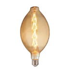 Bec led decorativ Enigma-XL Amber, luminozitate 620 lm, E27, inaltime 34.5 cm