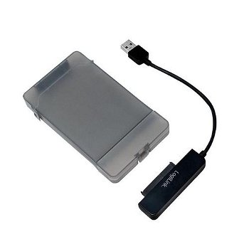 LOGILINK - Adaptor USB 3.0 pentru 2.5'' S-ATA cu etui de protecție, Logilink