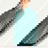 AC&Co, Camasa slim fit din amestec de bumbac, Kaki