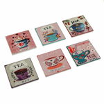 Suport pentru pahare Versa Tea (10 x 10 cm) (6 Piese)