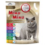 Asternut Igienic Silicat Miau Miau Clumping, 5 l, Miau Miau