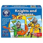 Joc educativ - puzzle Cavaleri si Dragoni KNIGHTS AND DRAGONS, Orchard Toys, 4-5 ani +, Orchard Toys