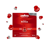 Lavazza Qualita Rossa 80 capsule aluminiu compatibile Nespresso, Lavazza