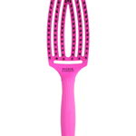 Olivia Garden Perie de par cu peri de mistret+nailon Finger Combo Neon Purple Think Pink 2023, Olivia Garden