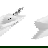 Bideu suspendat, Cersanit, Carina, alb, 35.5x52.5x36cm