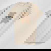 Reserved - Cămașă de noapte cu imprimeu - nude, Reserved