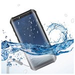 Husă Acvatică Samsung Galaxy S8+ KSIX Aqua Case Negru Transparent, KSIX