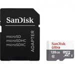 Card de Memorie Sandisk MicroSDXC, 128GB, Adaptor SD, Class 10