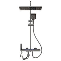 Set de dus smart cu baterie, iHunt C3, Display LED, 4 moduri de curgere a apei, ajustare