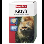 BEAPHAR Kitty`s Tablete cu Taurină și Biotină 180 comprimate
