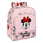 Ghiozdan Minnie Mouse Me time Roz (32 x 38 x 12 cm), Minnie Mouse