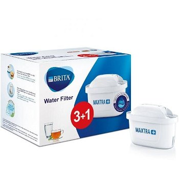Set de 4 filtre BRITA MAXTRA BR1032365, 1 cartus 4 saptamani sau aprox 150l, Tehnologie MicroFlow, Reduce cantitatea de clor, plumb si cupru, Previne depunerile de calcar, Fara BPA, 100% reciclabil