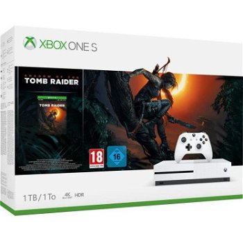 Consola Microsoft Xbox One S 1TB + Shadow of the Tomb Raider