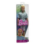 Papusa Barbie Fashionistas - Baiat blond cu tricou cu cactusi