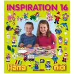 Carte cu modele colorate HAMA MIDI INSPIRATII 16 Ha399-16