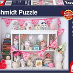 Puzzle 1000 piese - Tea Time, Carton, Schmidt Spiele