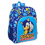 Ghiozdan clasa I-IV Sonic Speed 33x42x14 cm, 