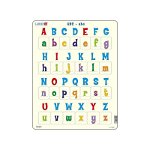 Puzzle maxi Literele mari si mici ale alfabetului, orientare tip portret, 26 de piese, Larsen, Larsen