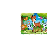 Puzzle 30 piese A deer and friends, Castorland