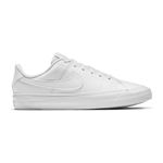 Nike, Pantofi sport cu insertii de piele - Court Legacy, Alb, 37.5 EU