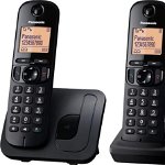 Panasonic Telefon DECT KX-TGC212FXB, Panasonic