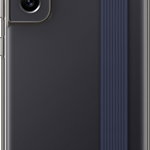 Husa de protectie Samsung Galaxy S21 FE (G990) - Clear Strap Cover, Gri inchis, Samsung