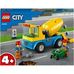 LEGO® City - Autobetoniera 60325, 85 piese, Multicolor, LEGO