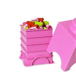 Cutie depozitare LEGO 1x1 roz