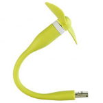 Accesoriu Benks Ventilator mini portabil, USB + micro-USB, verde