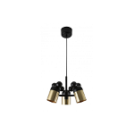 Lampa tavan - Ceiling luminaire MOUSE II, 0598, max.250V, 50/60Hz, 3*E27, max.25 W, IP20, avg. 30 cm, gold/black, GTV 