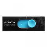 Memorie USB ADATA UV220, 64GB, USB 2.0, Negru/Albastru, ADATA