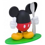 Set suport ou si lingurita WMF Mickey Mouse, plastic, multicolor
