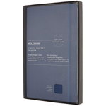 Moleskine Classic Limited Collection Large Leather Ruled Softback Notebook In Box: Forget Me Not Blue