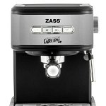 Espressor manual Zass ZEM 03 1.5 L 850 W 20 bar Spumare Inox Negru