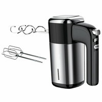 Mixer de mana Heinner HM-B400 400W 5 viteze Functie Turbo Inox-Negru