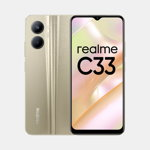  Telefon Mobil Realme C33, Procesor Unisoc Tiger T612 Octa-Core, IPS LCD capacitive touchscreen 6.5inch, 4GB RAM, 64GB Flash, Camera Duala 50+0.3MP, Wi-Fi, 4G, Dual Sim, Android (Auriu)
