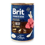 Hrană umedă pentru câini Brit Premium by Nature All Breeds cu vită și burtă fără cereale 800 g