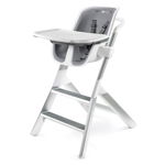 Scaun de masa bebe 4Moms high chair alb cu starter set magnetic