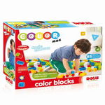 Set constructie Dolu - Cuburi colorate, 85 piese