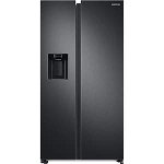 Side By Side Samsung RS68A8820B1/EF, 634 l, Full No Frost, Twin Cooling Plus, Conversie Smart 5 in 1, Twin Cooling, SpaceMax, Compresor Digital Inverter, Dozator apa, Clasa F, H 178 cm, Antracit