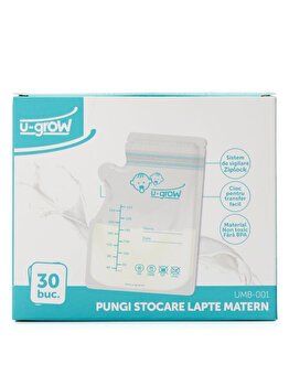 Pungi stocare lapte matern 30buc umb-001, U-grow