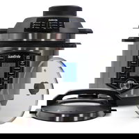 SALENTE MultiCooker Salente Ario II, 1500W, 6L, gatire sub presiune, control digital, 63 programe, 11 moduri de gatire, Timer, Negru, SALENTE