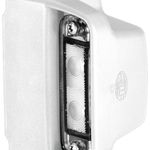 Lampa numar inmatriculare LED 12/24V HELLA 93mm lungime 66mm latime 63mm inaltime lungime cablu 2000mm transparent alb IP5K9K ADR/GGVS-verificat, HELLA