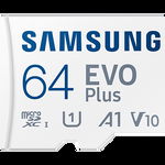 Card de Memorie MicroSD Samsung MB-MC64KA/EU, 64GB, Adaptor SD, Class 10, Samsung