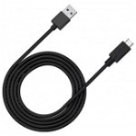 Cablu Date USB-A USB-C 5W 1m Negru, Canyon